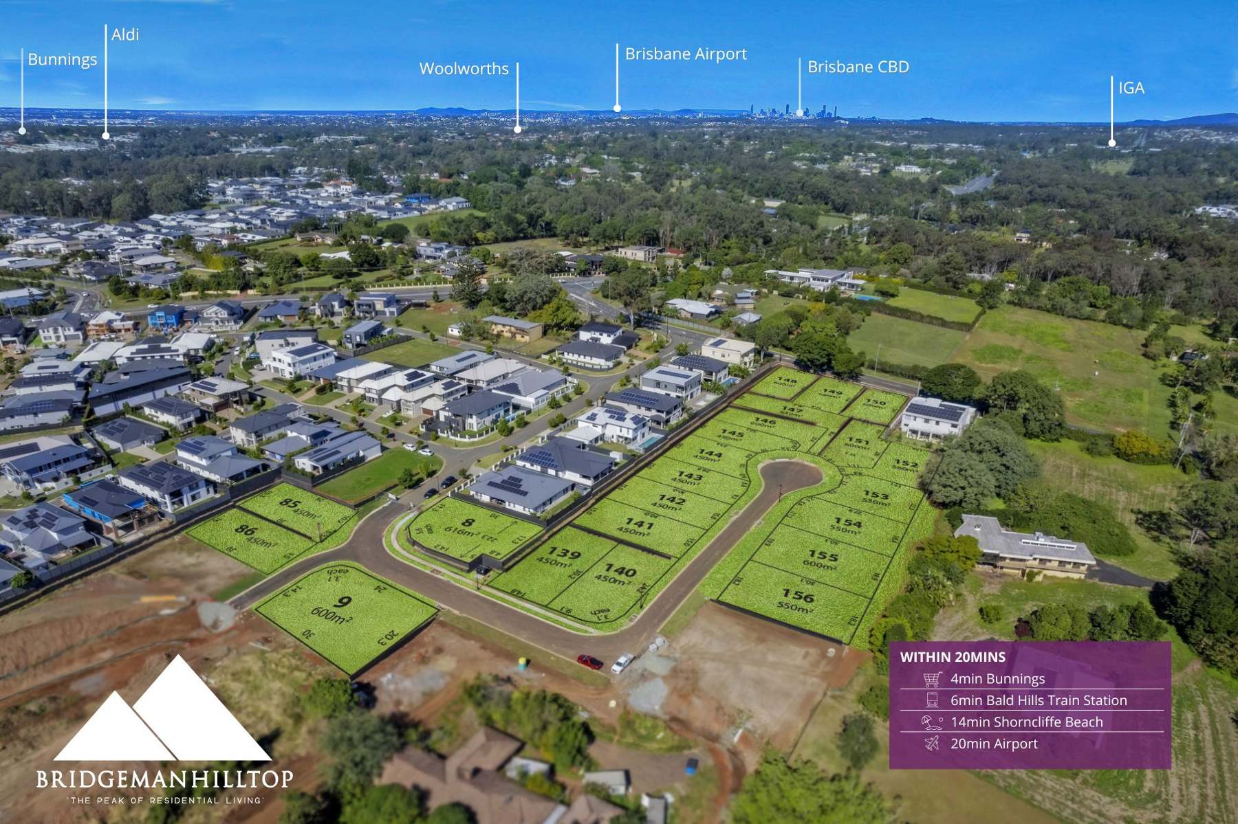 [Land for Sale] Bridgeman Hilltop Estate, Bridgeman Downs OpenLot